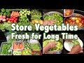 How to Store Vegetables in Fridge | How to Keep Vegetables fresh | Kitchen tips | kitchen hacks