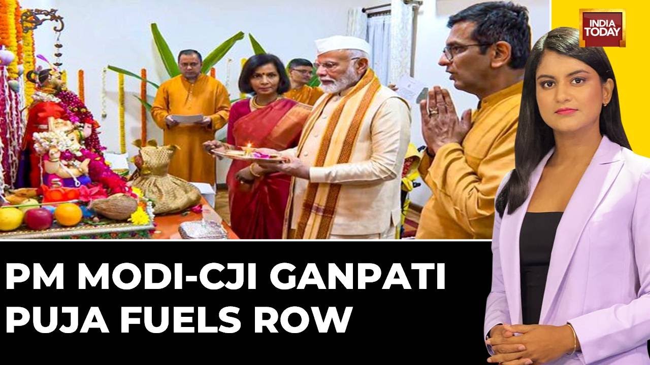 6PM Live: PM Modi At Chief Justice's Residence For Ganpati Puja Sparks ...