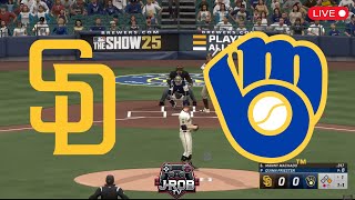 🔴LIVE 🔴 San Diego Padres VS Milwaukee Brewers / June 8th /MLB THE SHOW 25