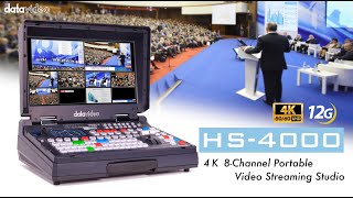 Officialthe 4K All-In-One Broadcasting Master Datavideo Hs-4000 Mobile Studio