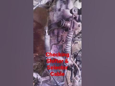 Checking shifter & selector cable suzuki f6a multicab. - YouTube