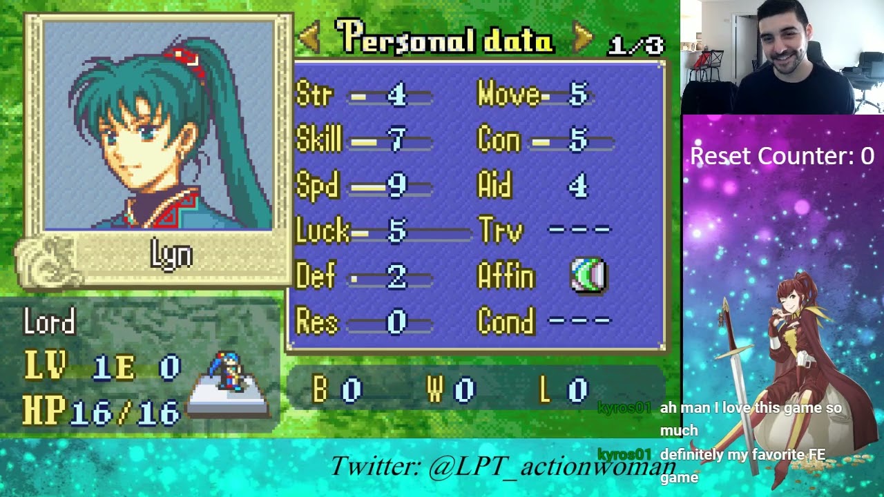 LPT plays Fire Emblem: Blazing Sword Hector Hard Mode (Episode 1) | We'll start with Lyn's I guess