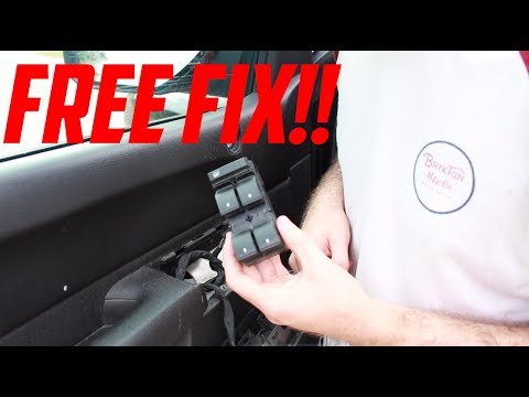 How to Fix a Window Switch on a 07-13 Silverado/Sierra **FOR FREE**