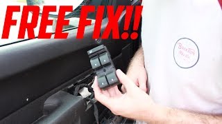How to Fix a Window Switch on a 0713 Silverado/Sierra **FOR FREE**