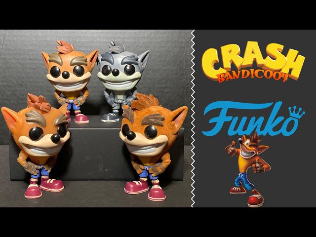 Funko Pop! Crash Bandicoot Flocked - Édition Exclusive Gamestop