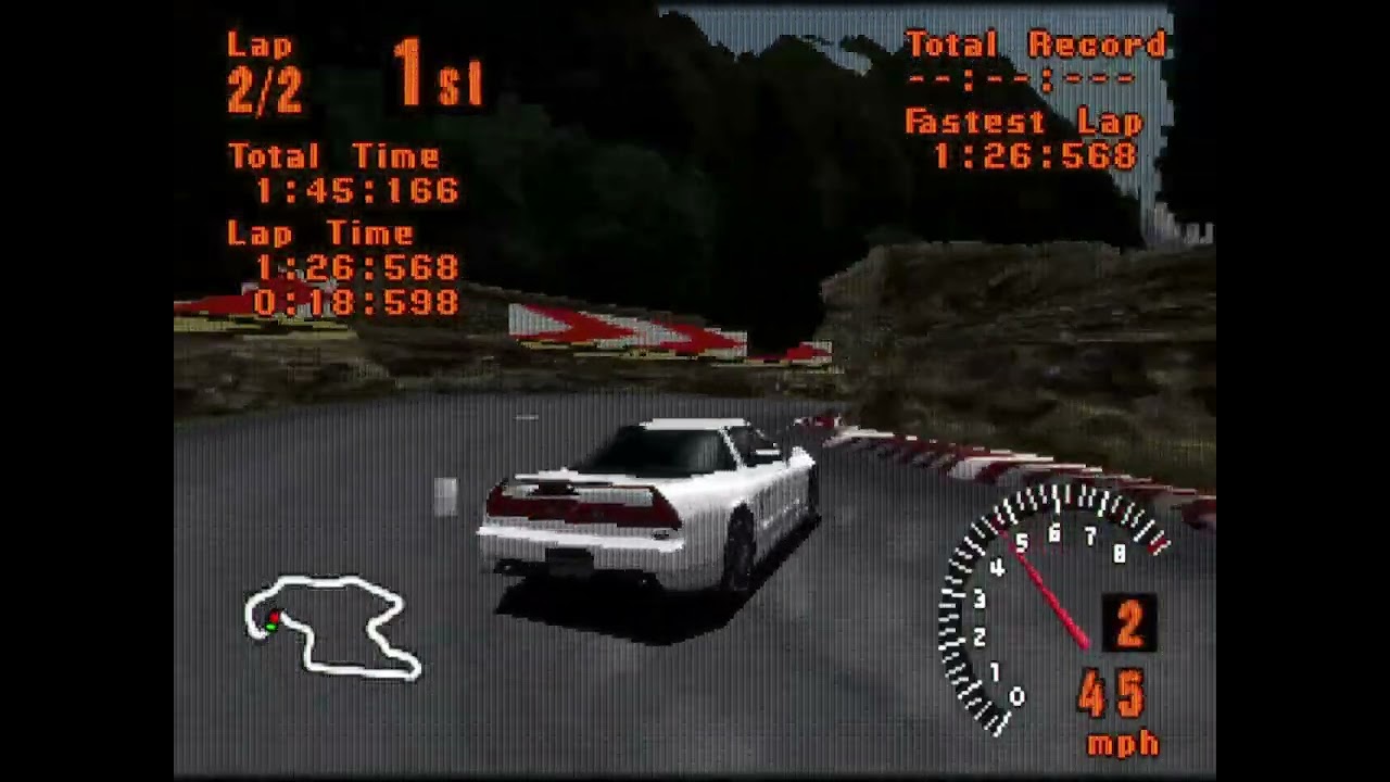 Gran Turismo CRT Gameplay Duckstation