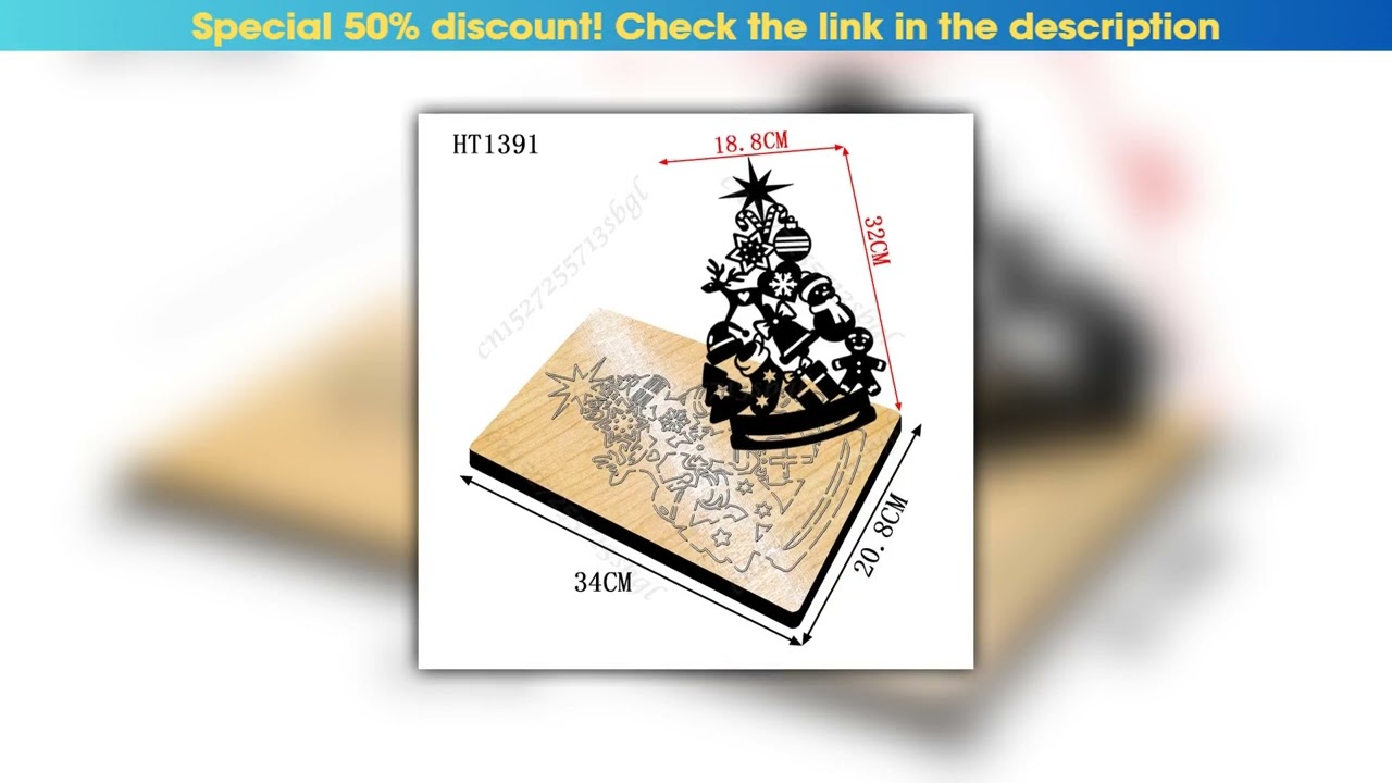 Flash Sale Christmas Tree Cutting dies - New Die Cutting And Wooden Mold,HT1391 Suitable For Common