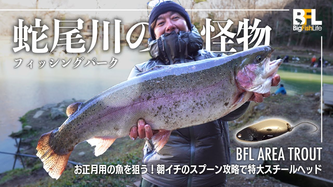 お正月用の魚を釣りに行ったら過去最高の大物が釣れた【蛇尾川フィッシングパーク】