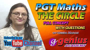 Day 95 - PGT Maths (Circle) - Full Concept with Questions