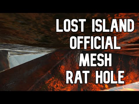 Ark Official How To Mesh Lost Island Rat Holes & Base Locations for PvP | ARK: Survival Evolved