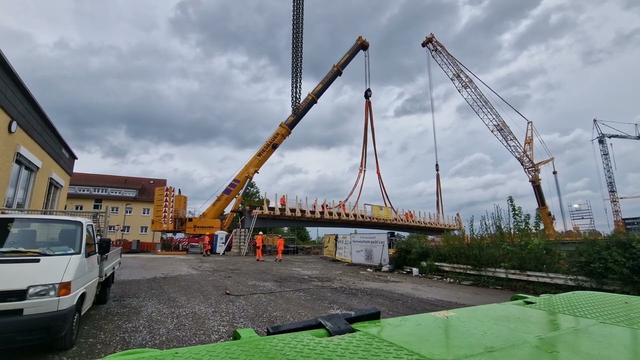 Neubau Pflugfelder Brücke Kornwestheim