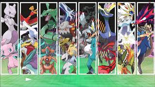 Pokemon  All Legendary Battle Themes (Generations 1  8)