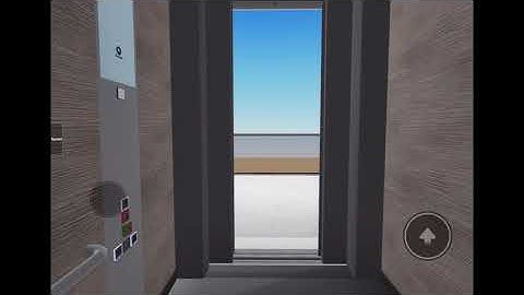 Schindler 5500 lift at Schindler 5500 testing - roblox