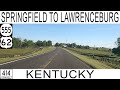 Springfield to lawrenceburg kentucky