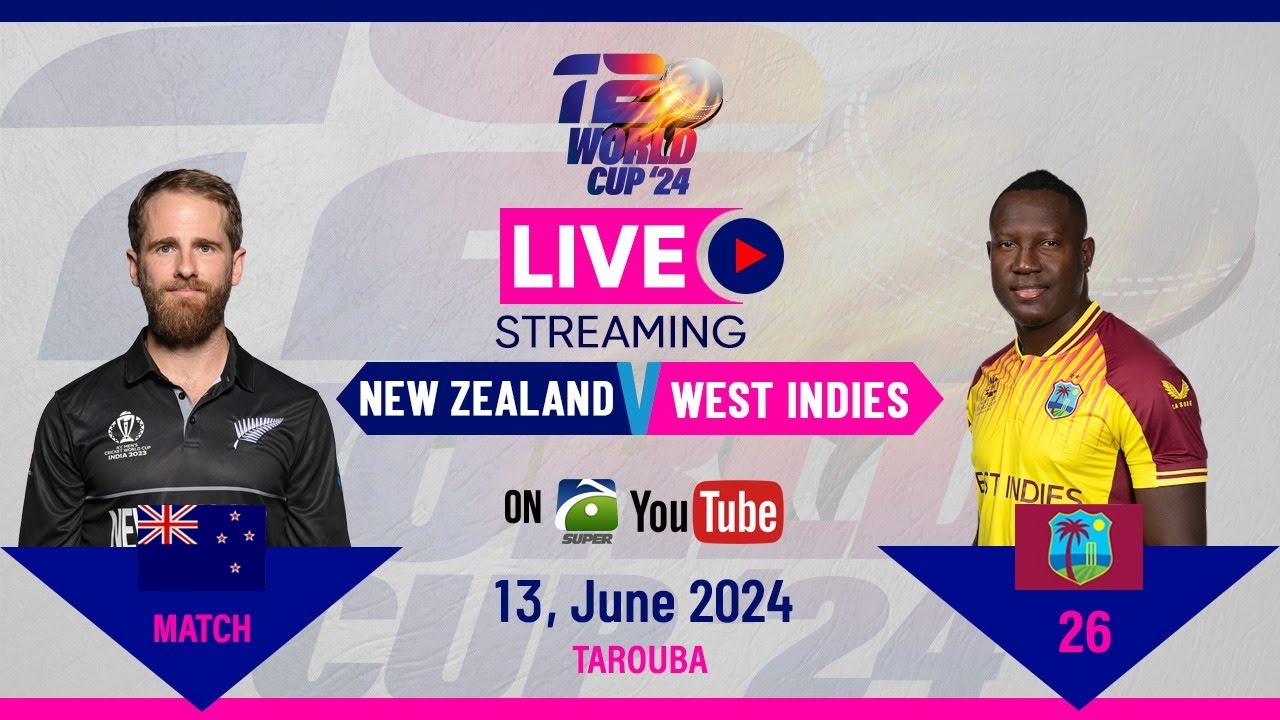 Live T20 World Cup 2024 Scorecard West Indies vs New Zealand ICC Men