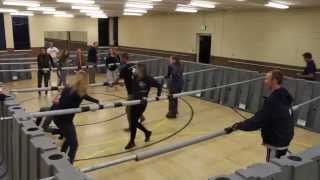 Human Foosball at USU