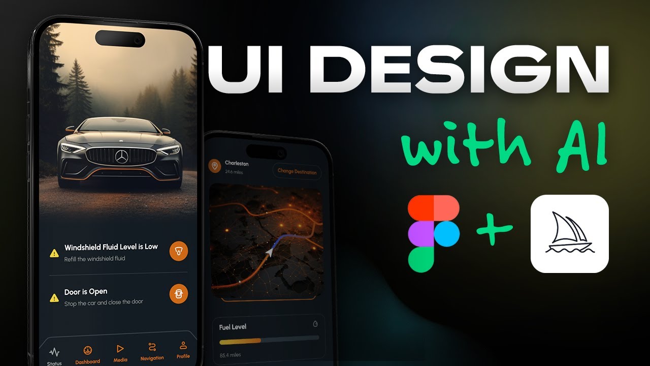 How to design a Mobile App with AI and Figma