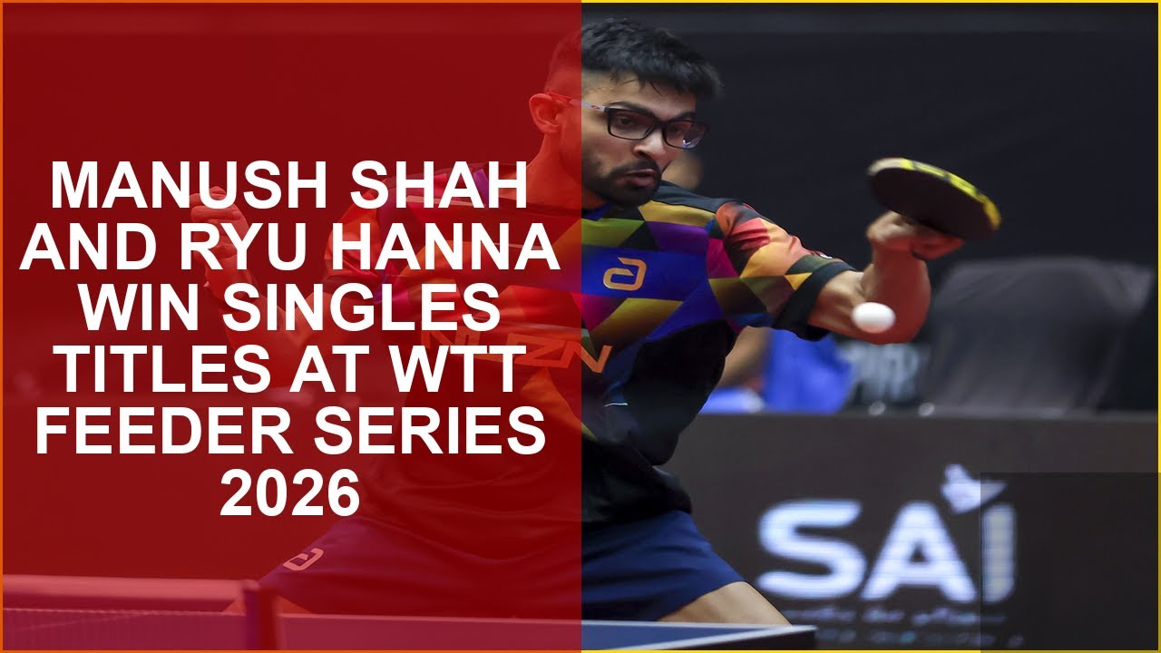 MANUSH SHAH AND RYU HANNA WIN SINGLES TITLES AT WTT FEEDER SERIES 2026
