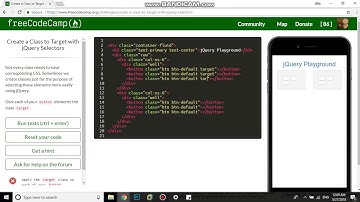 Create a Class to Target with jQuery Selectors free code camp   Dani