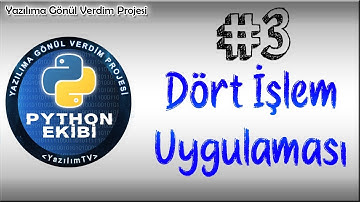 YGVP PYTHON- Dört İşlem Uygulaması