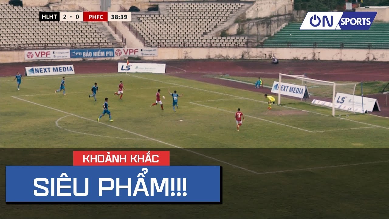 tin thể thao việt nam Pha phối hợp cực nhanh và ghi bàn như Van Persie của cầu thủ trẻ Hồng Lĩnh Hà Tĩnh | On Sports