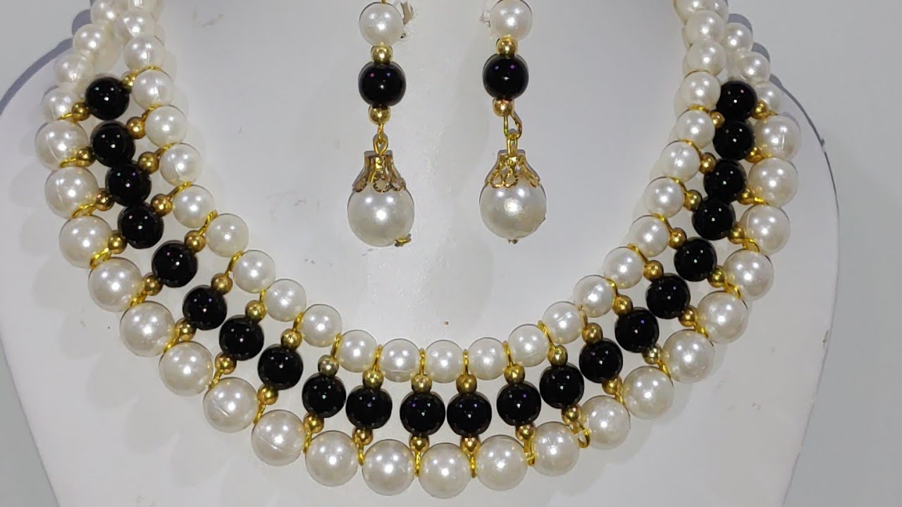 3 DIY innovative beads necklace sets making at home 