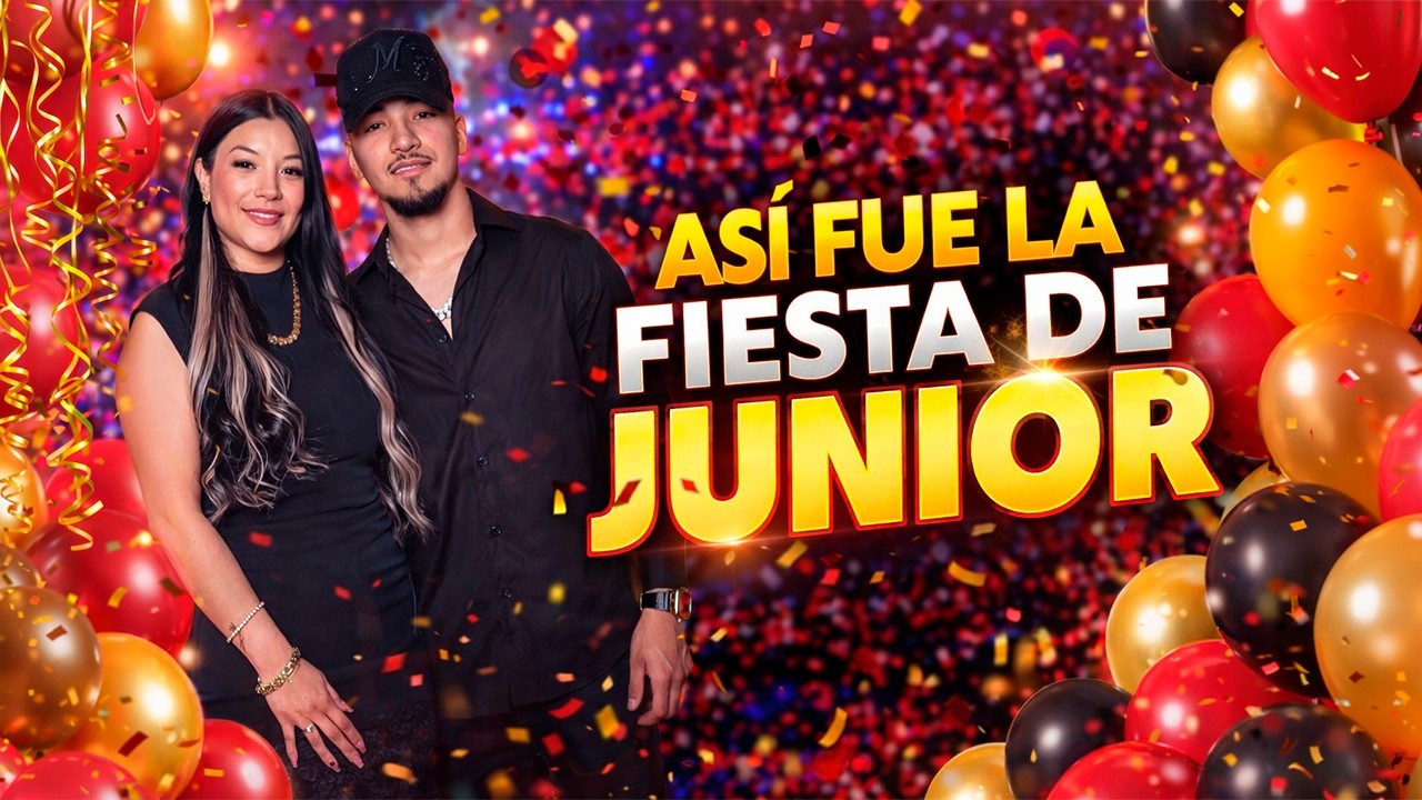 GRWM para la FIESTA de Junior + FIESTA ÉPICA 🎉