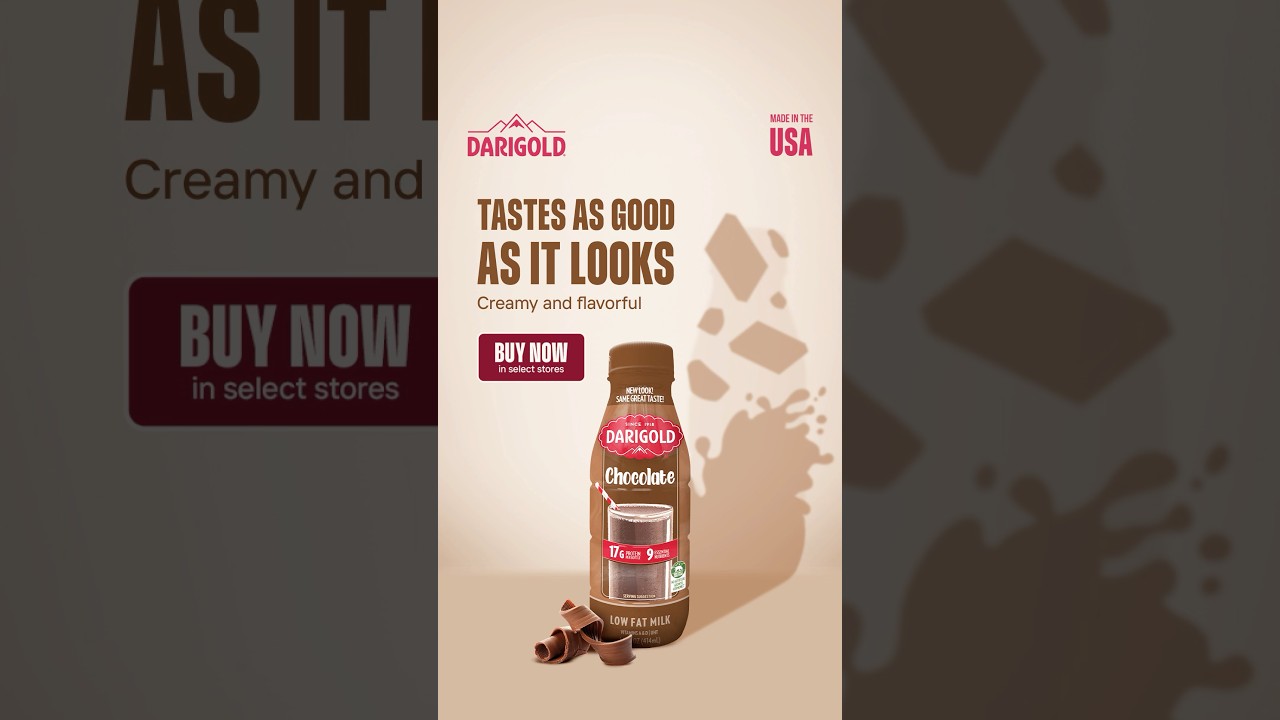 Craving something creamy without the guilt? Stock up on Darigold Low Fat Milk! 🍓🍫