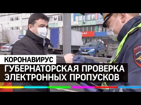 Как работает система пропусков в Подмосковье - проверил губернатор