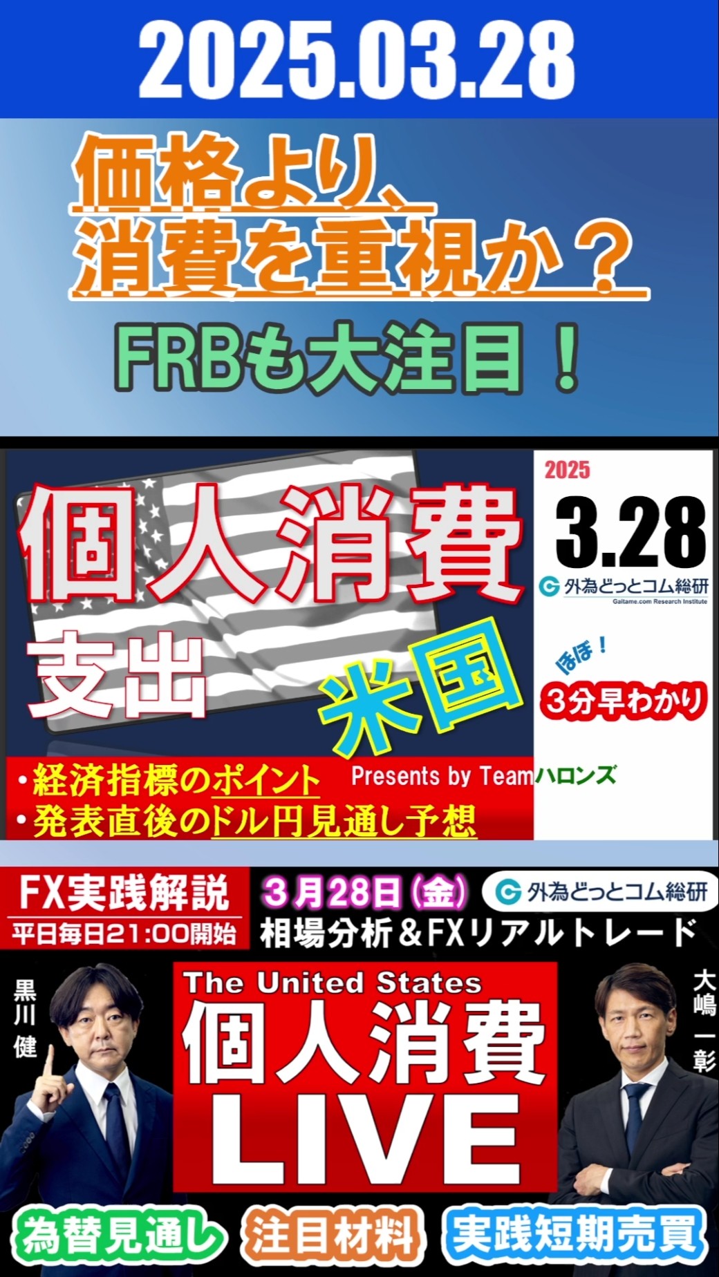ドル/円見通しズバリ予想、3分早わかり「米2月個人消費支出PCE
