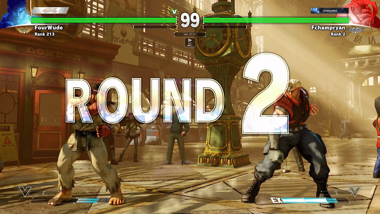 SFV~ Ryu (FourWude) vs. Nash (Fchampryan) HD 12