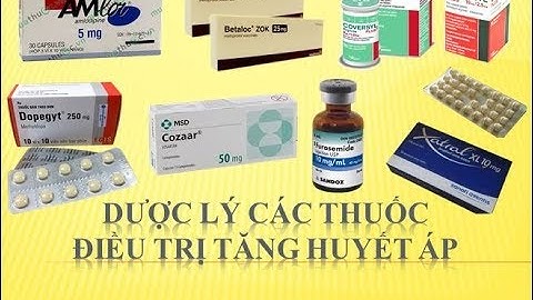 [Pharmog SS1 - Tập 11] - Dược lý về thuốc điều trị tăng huyết áp