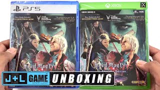 Devil May Cry 5 Special Edition Unboxed for PS5 XSX with 10 minutes of Gameplay and Commentary on PS