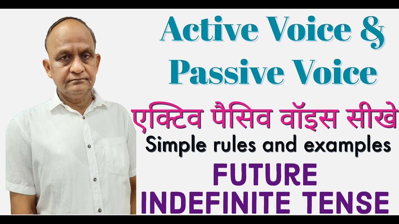 Active & Passive Voice | Future Indefinite Tense | Rules & examples ...
