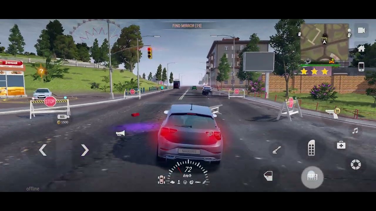 Police behind the bmw to take over and run fast