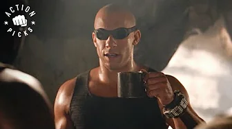 Riddick Uses a Tea Cup for a Beat Down | The Chronicles of Riddick