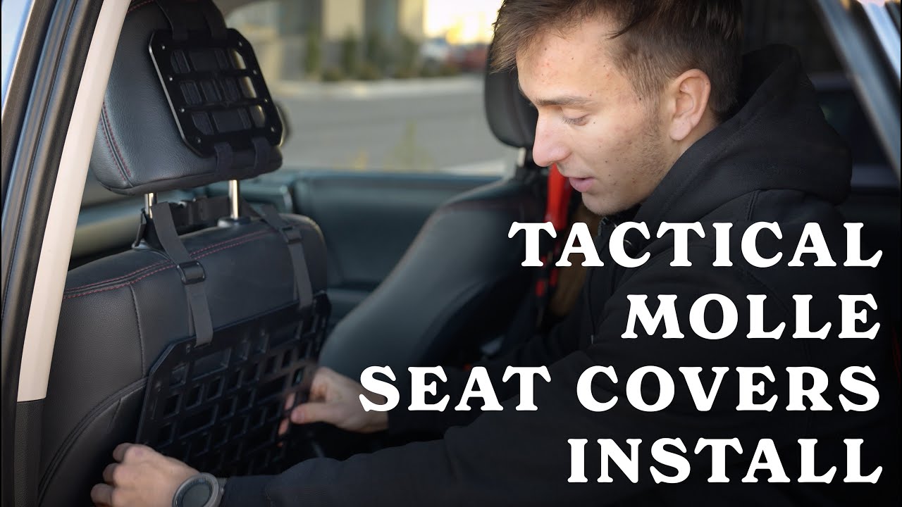 Tactical Molle Seat Back Organizer - INSTALL 
