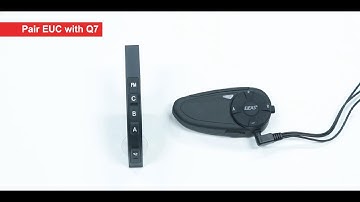 EJEAS EUC | How to Pair the EUC Remote Control with the Q7