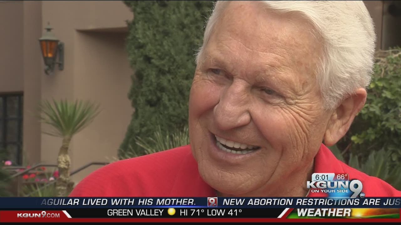 Legendary Lute Olson on UA record setting win YouTube