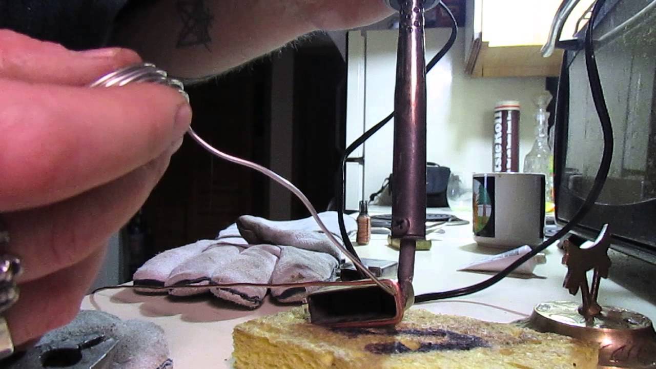 Soldering copper wire onto my brass Zippo pt2 YouTube