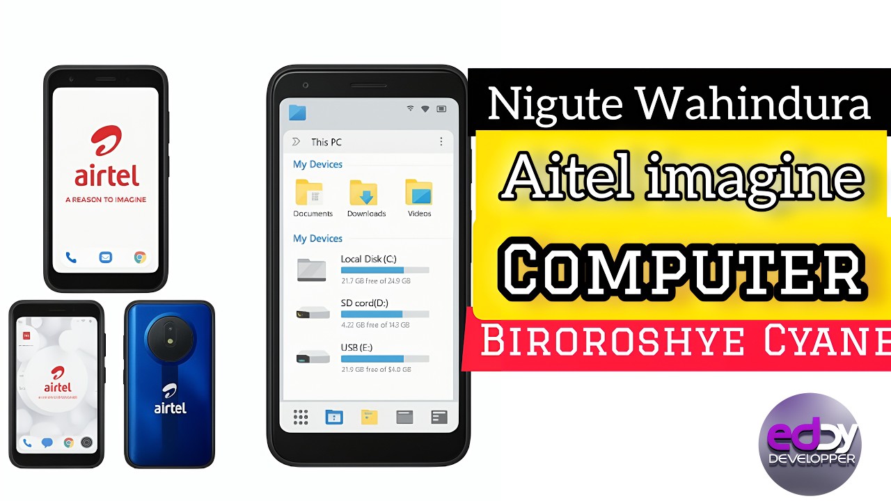 Dore Uko wahindura Aitel imagine ikamera nka Computer 100% |Biroroshye cyane |Step by Step