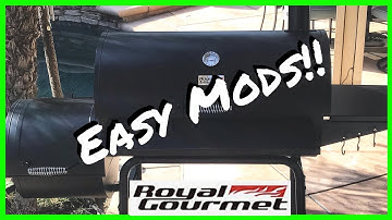 4 EASY MODS for your Offset Smoker!