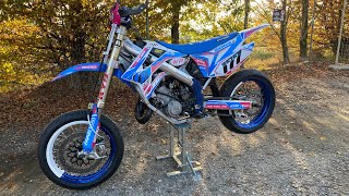 TEST TM 125 MOTARD ELABORATO
