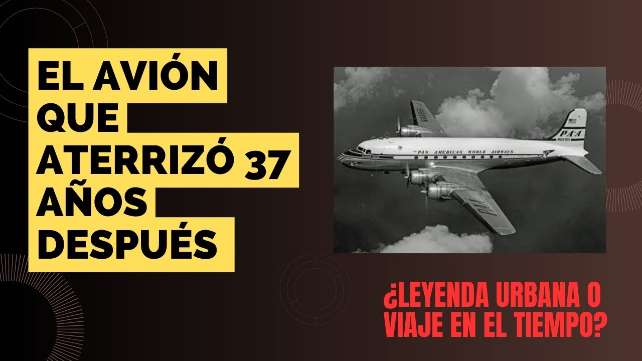 Avión Que Aterrizó 37 Años Después Vídeo Real www.youtube.com
