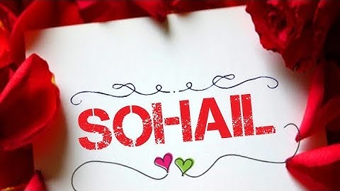 Sohail Name status #sohail name love what