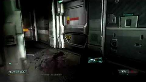 Doom 3 part 1 light machine gun