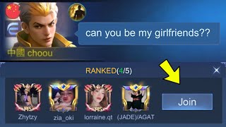 CHOOU LOOKING FOR GIRLFRIEND IN TEAM RECRUIT !! (i found this cute girl)