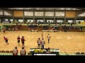 第42回全国高校選抜ハンドボール大会・男子３回戦   氷見 vs 神戸国際大附 後半   2019.3.26  埼玉県三郷市総合体育館 ユニフォーム赤・神戸国際、青・氷見