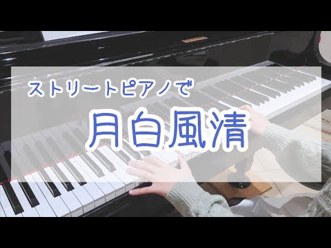 ストリートピアノで【月白風清  ／いれいす様】