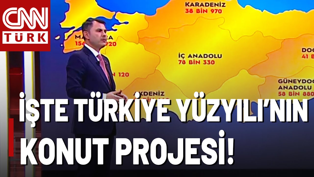 Sosyal Konut Projesine Nasıl Başvuru Yapılacak? Murat Kurum CNN TÜRK'te Anlattı!